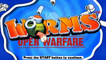 Worms - Open Warfare (EU) screen shot title